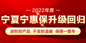 2022年“宁夏·宁惠保”升级回归！最高可享470万元保障